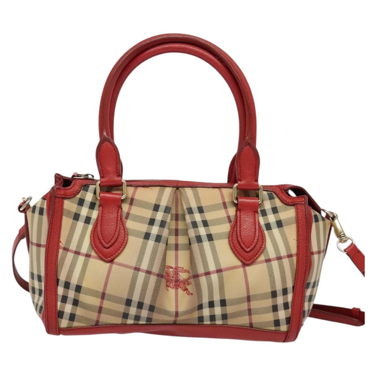 Burberry Pilgrim Satchel Haymarket Coated Canvas