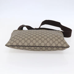Gucci Zip Top Messenger Bag GG Coated Canvas
