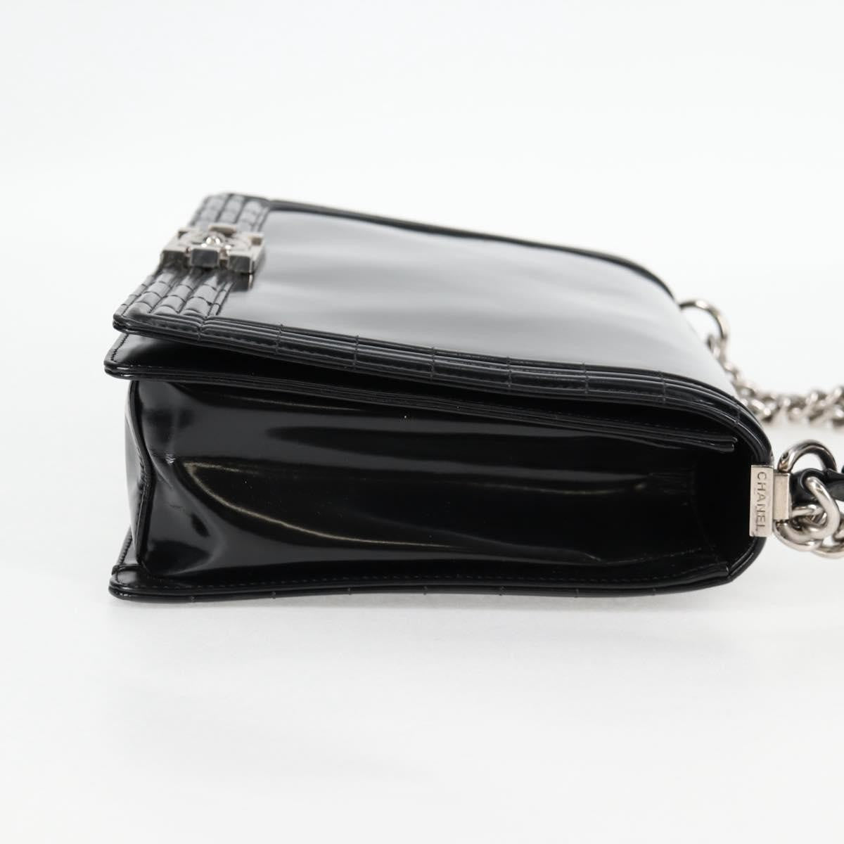 Chanel Reverso Boy Flap Bag Patent