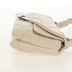 Chanel Padded Envelope Flap Bag Quilted Aged Calfskin