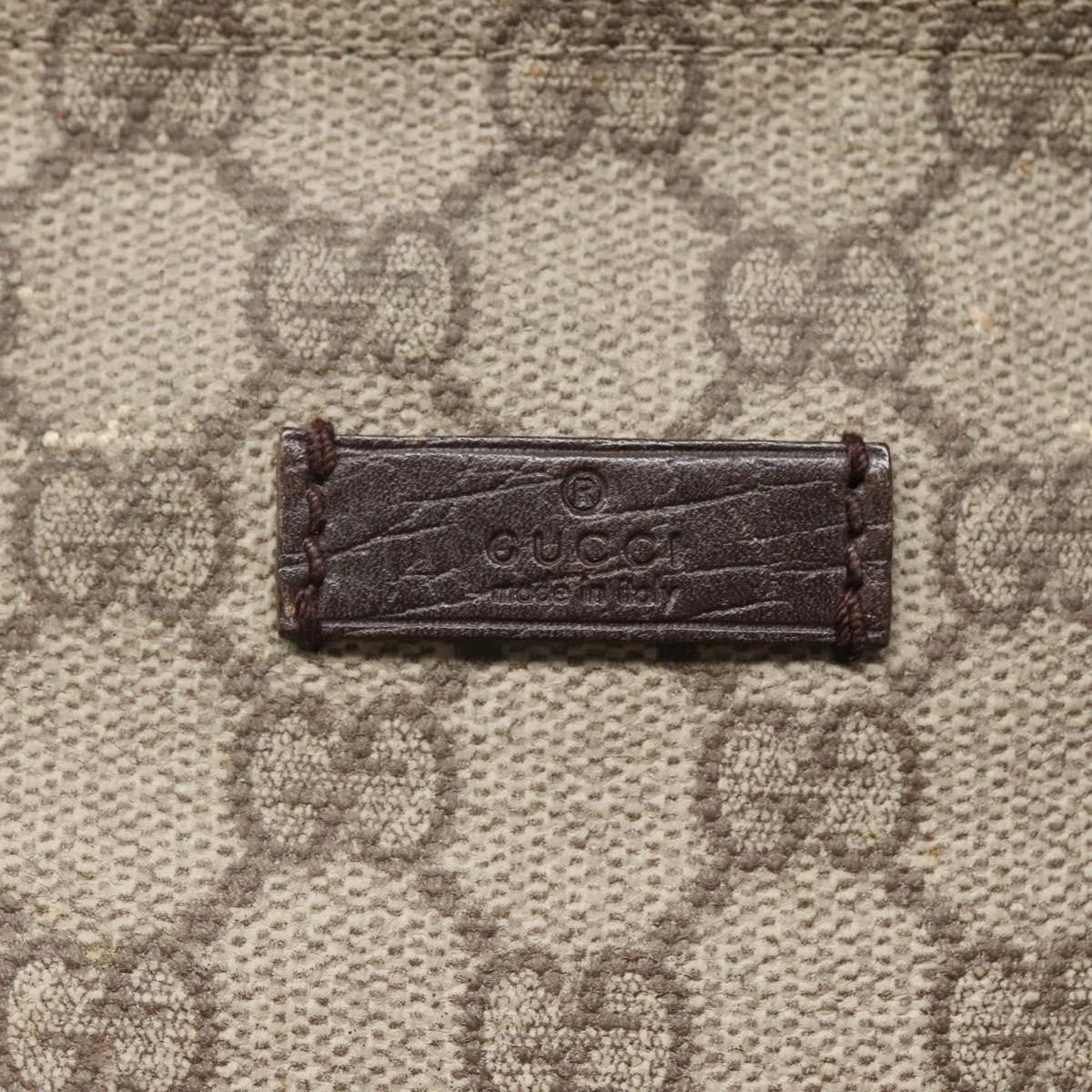 Gucci Zip Top Messenger Bag GG Coated Canvas