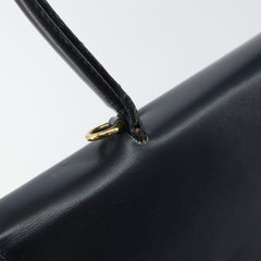 Celine Circle Logo Handbag Leather