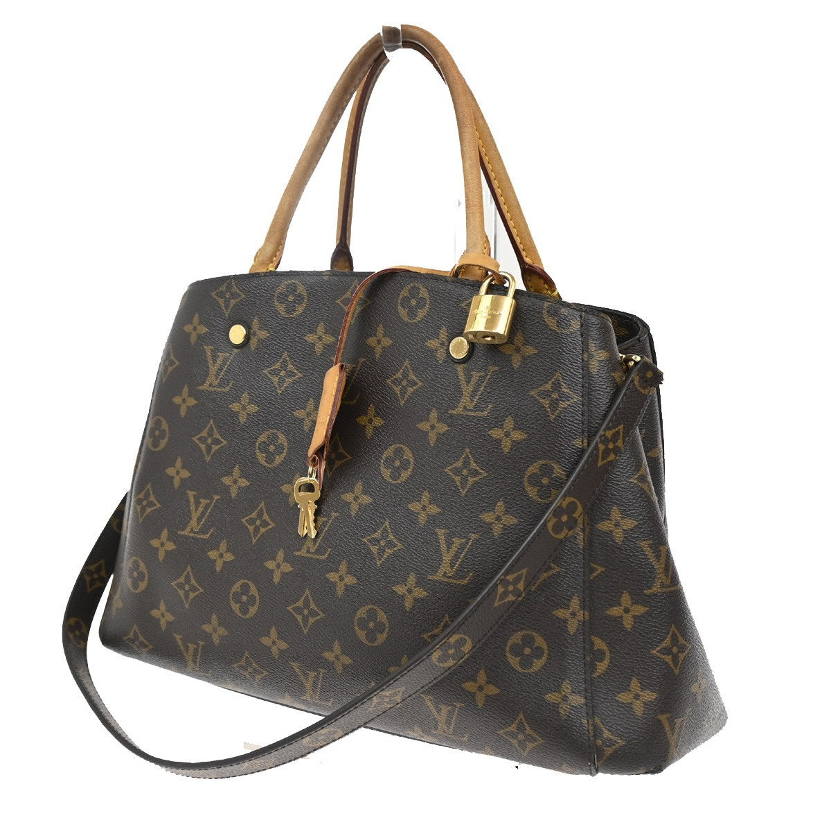 Louis Vuitton Montaigne Handbag Monogram Canvas