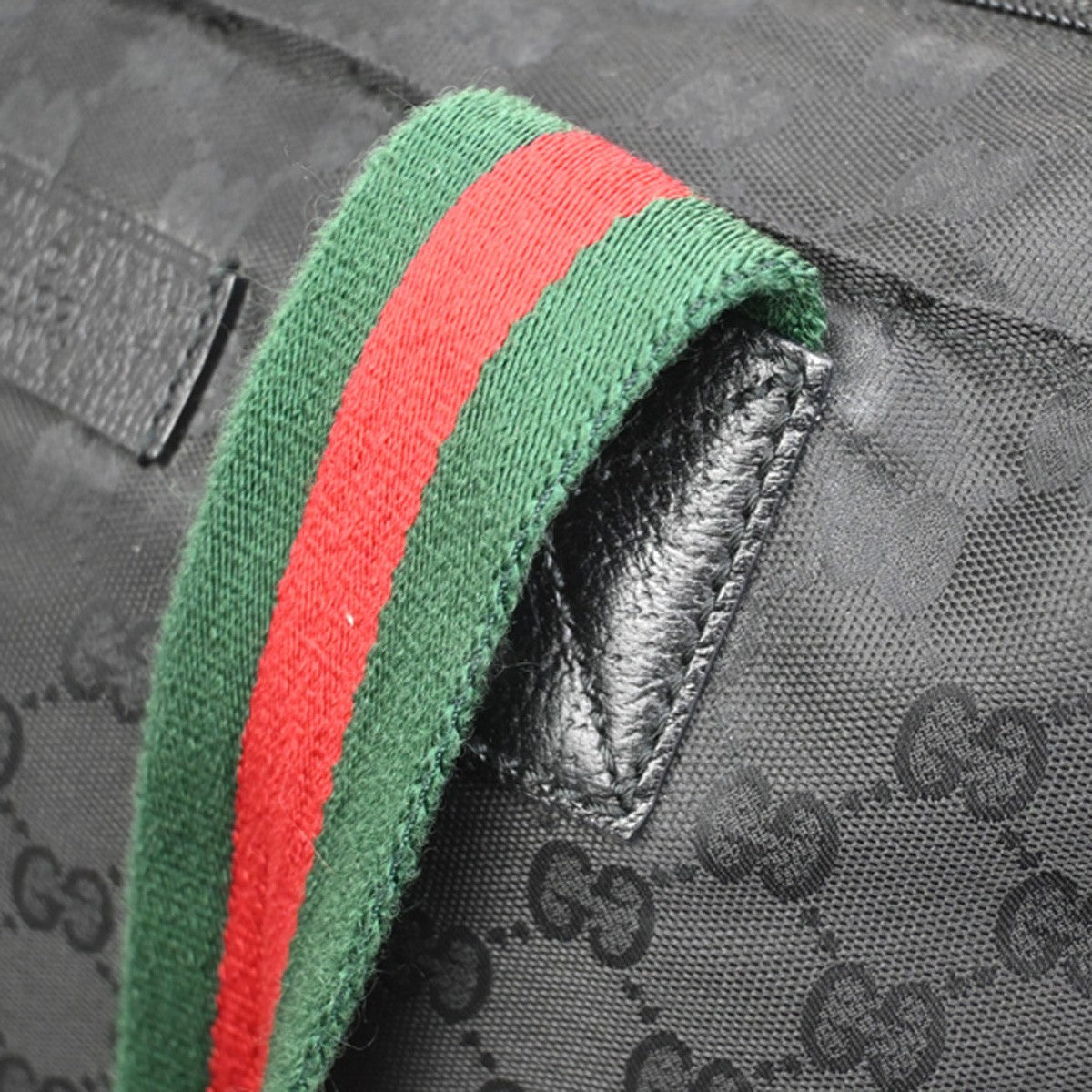 Gucci Web Zip Tote GG Canvas