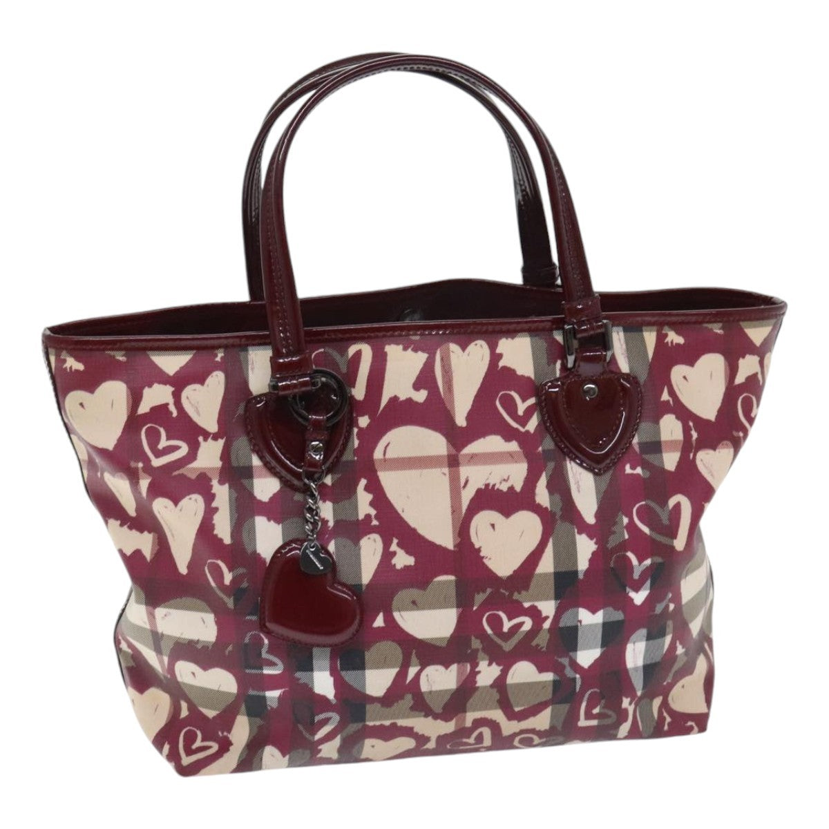 Burberry Open Tote Printed Canvas