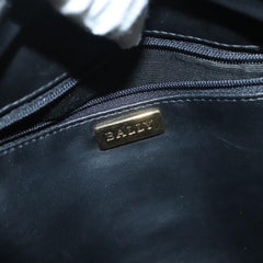 Bally Vintage Chain Shoulder Bag Quilted Leather