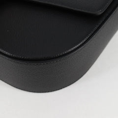 Versace Virtus Flap Messenger Bag Leather