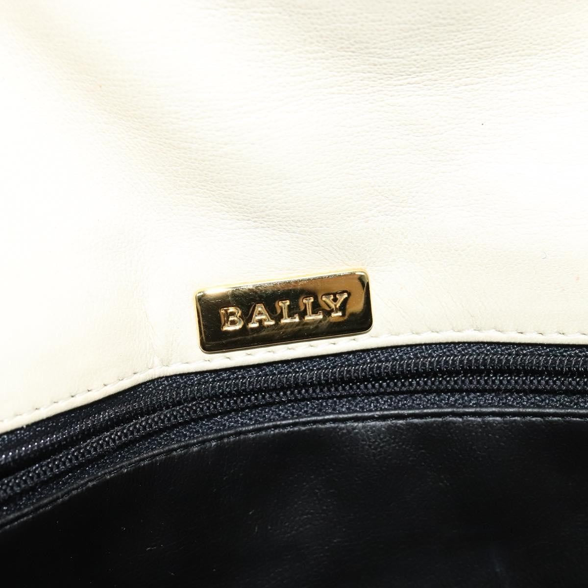 Bally Vintage Chain Shoulder Bag Quilted Leather