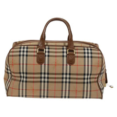 Burberry Vintage Duffle Bag Horseferry Check Canvas