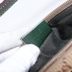 Gucci Vintage Boat Pochette GG Canvas