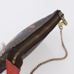 Louis Vuitton Pochette Accessoires Limited Edition Christmas Animation Monogram Canvas