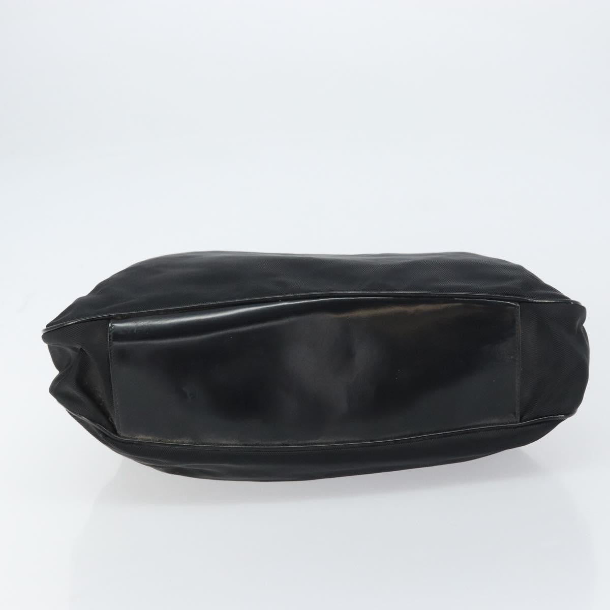 Gucci Vintage Bamboo Handle Open Hobo Nylon