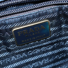 Prada Chain Shoulder Bag Quilted Tessuto
