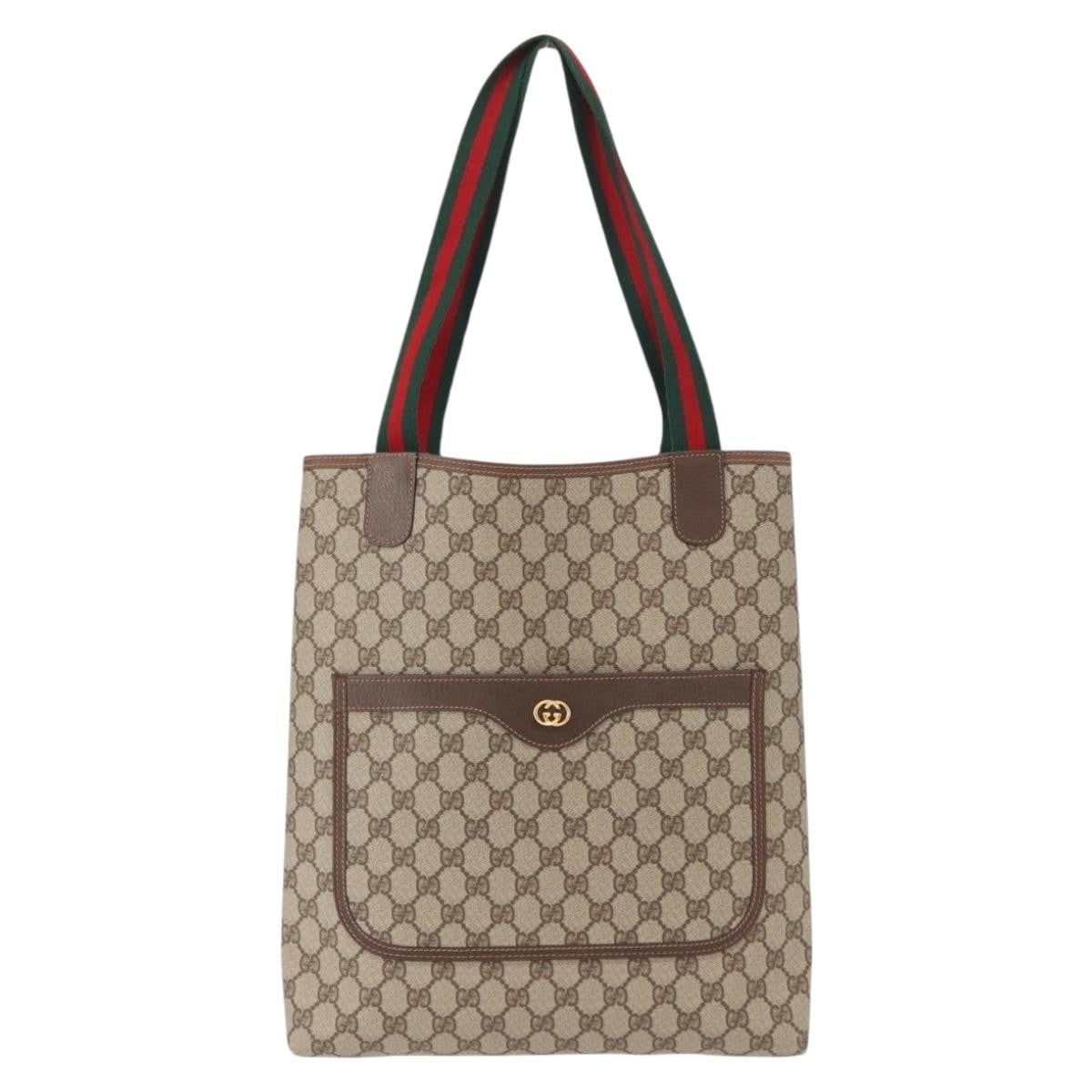 Gucci Sherry Line Tote Canvas