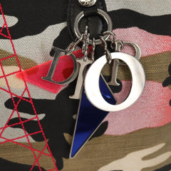 Christian Dior Polochon Satchel Limited Edition Anselm Reyle Camouflage Canvas