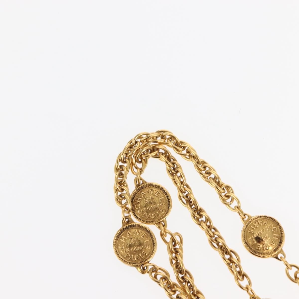 Chanel Vintage 31 Rue Cambon Medallion Pendant Necklace Metal