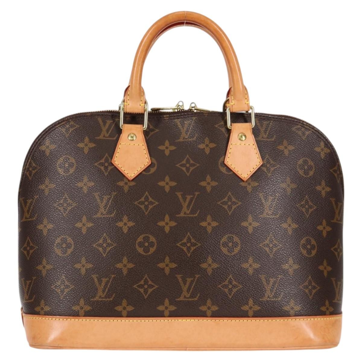 Louis Vuitton Alma Handbag Monogram Canvas