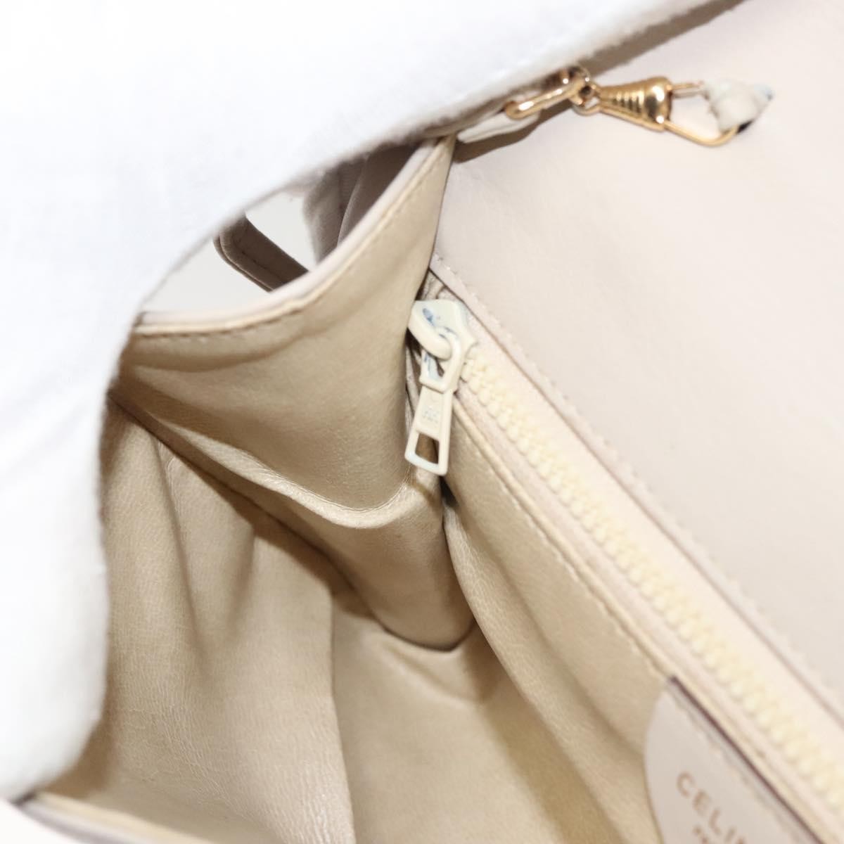 Celine Flap Shoulder Bag Leather