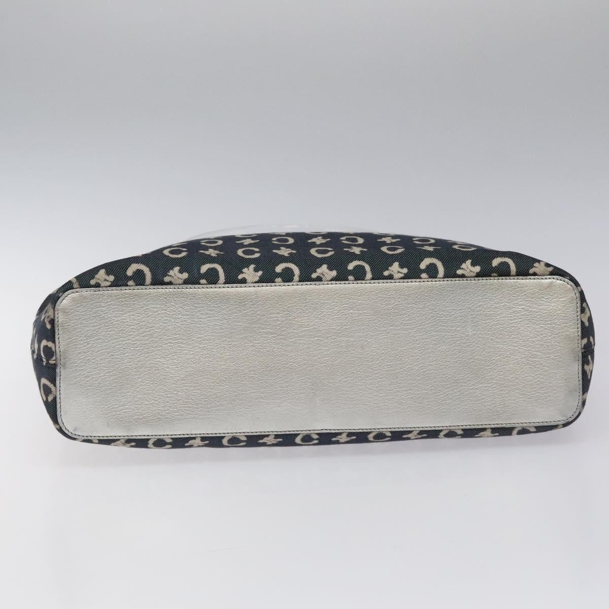 Celine C Sulky Shoulder bag Canvas and Leather