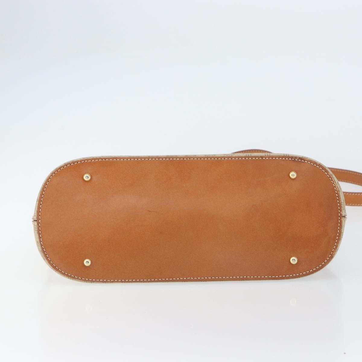 Celine Vintage Macadam Handbag Canvas and Leather