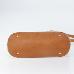 Celine Vintage Macadam Handbag Canvas and Leather