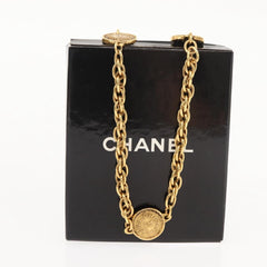 Chanel Vintage 31 Rue Cambon Medallion Pendant Necklace Metal