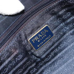 Prada Metal Handles Tote Tessuto