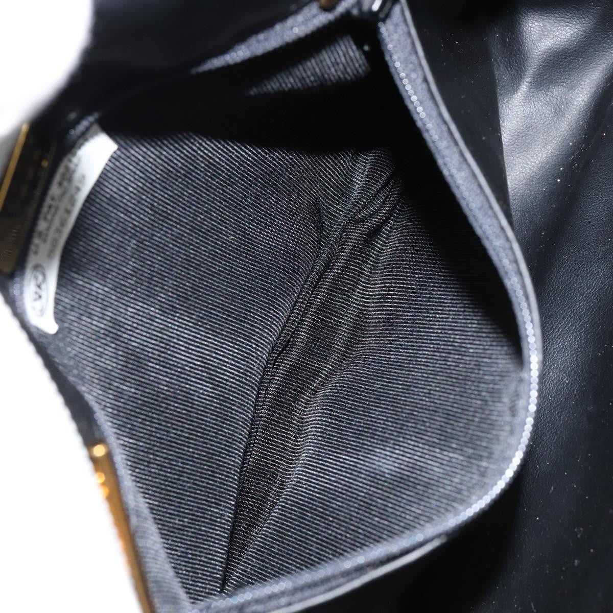 Bally Vintage Chain Shoulder Bag Quilted Leather