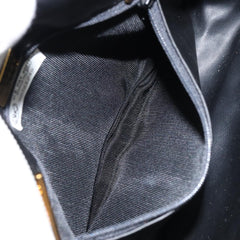 Bally Vintage Chain Shoulder Bag Quilted Leather