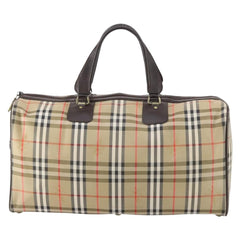 Burberry Vintage Duffle Bag Haymarket Canvas