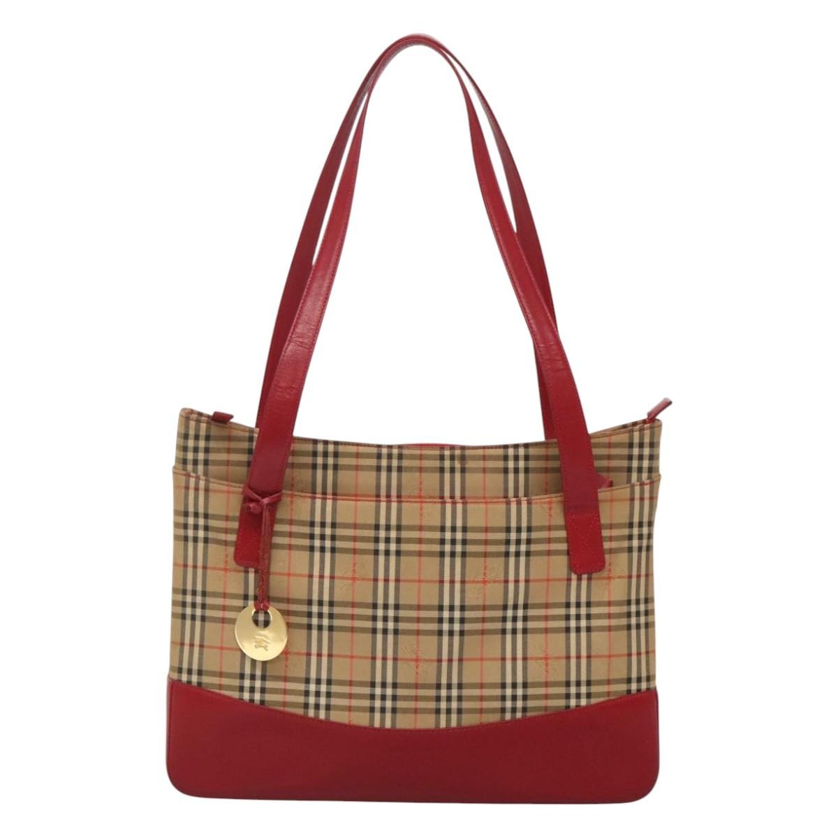 Burberry Nova Check Tote canvas check pattern
