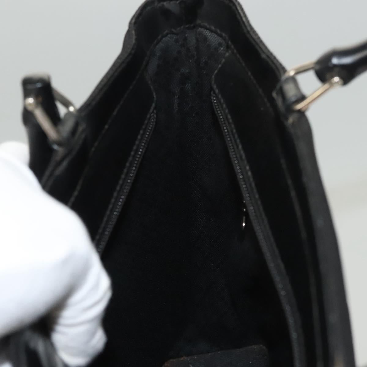 Gucci Vintage Bamboo Handle Tote Nylon