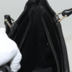 Gucci Vintage Bamboo Handle Tote Nylon