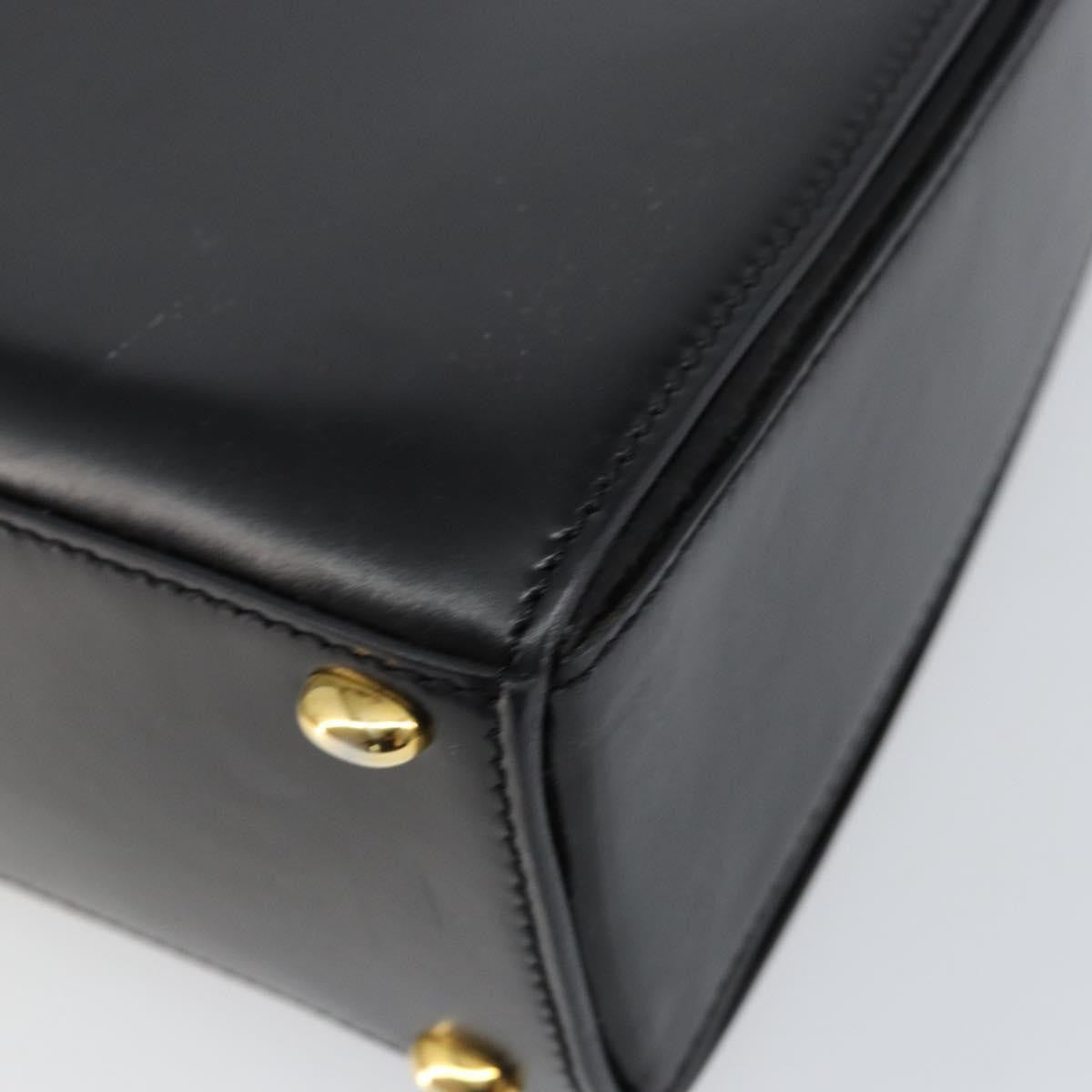 Celine Vintage Convertible Turnlock Top Handle Bag Leather