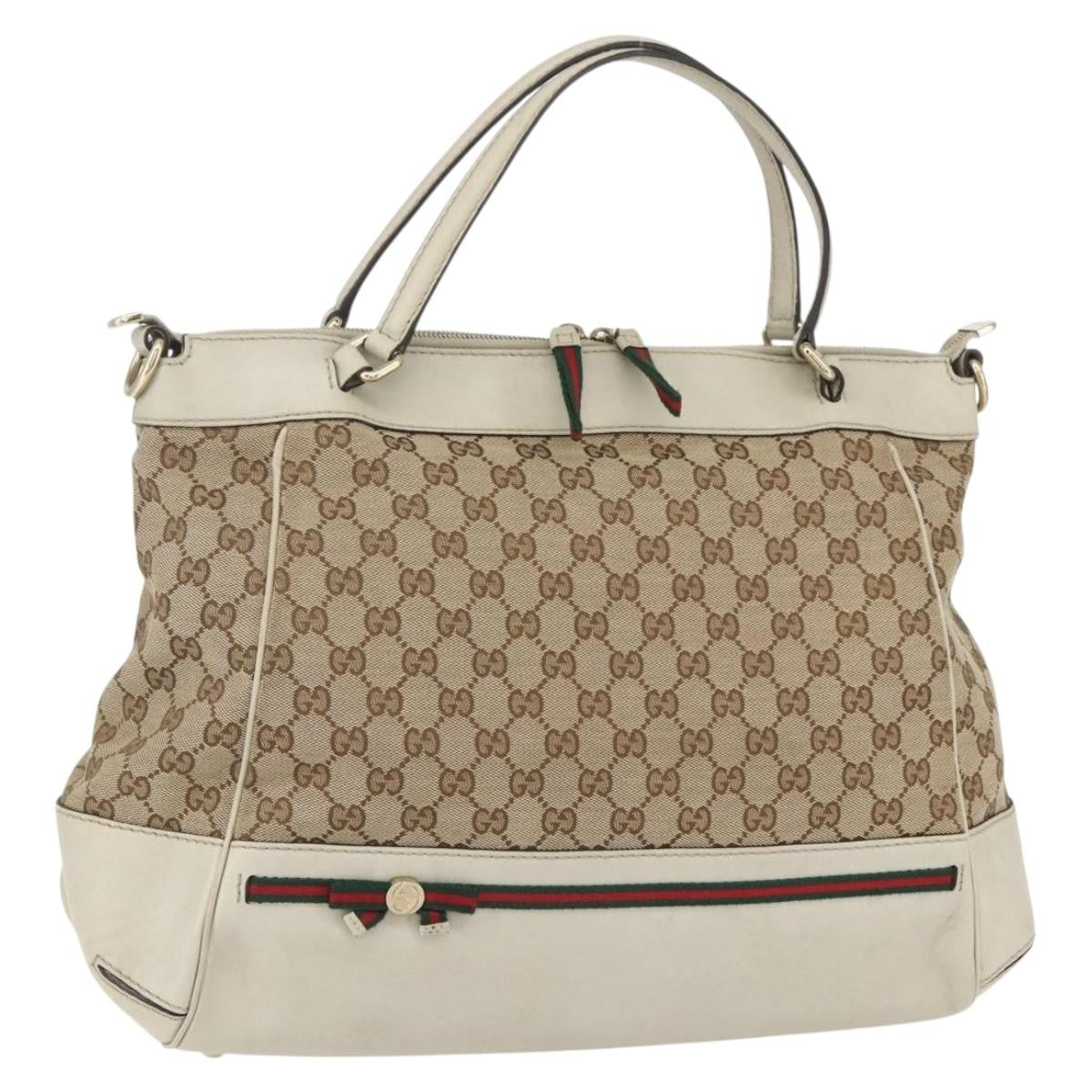 Gucci Mayfair Convertible Tote GG Canvas