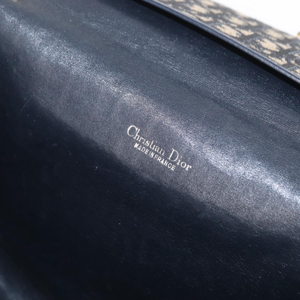 Christian Dior Vintage Trotter Shoulder Bag Canvas