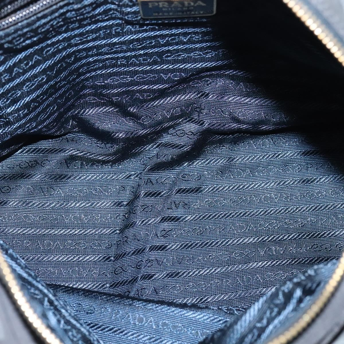 Prada Chain Shoulder Bag Quilted Tessuto