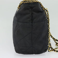 Prada Chain Shoulder Bag Quilted Tessuto