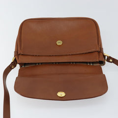 Burberry Flap Shoulder Bag Leather
