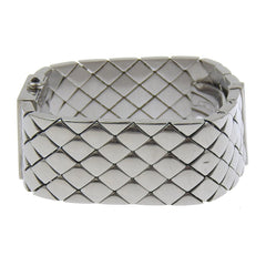 Chanel Matelasse Quartz Watch Stainless Steel with Diamond Bezel