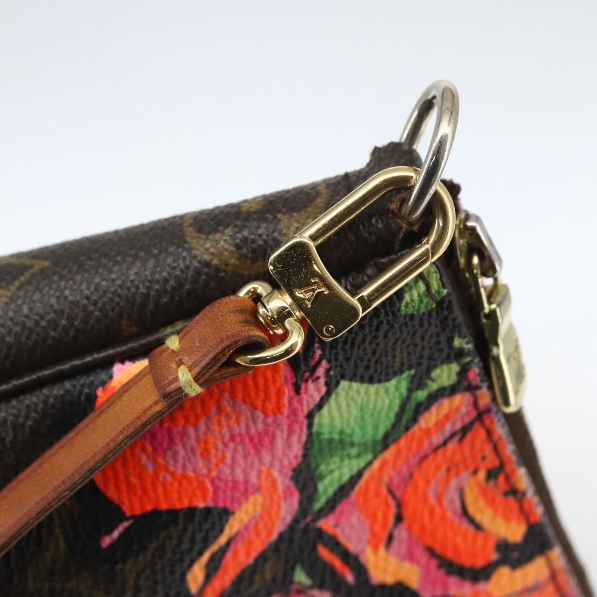 Louis Vuitton Pochette Accessoires Limited Edition Monogram Roses