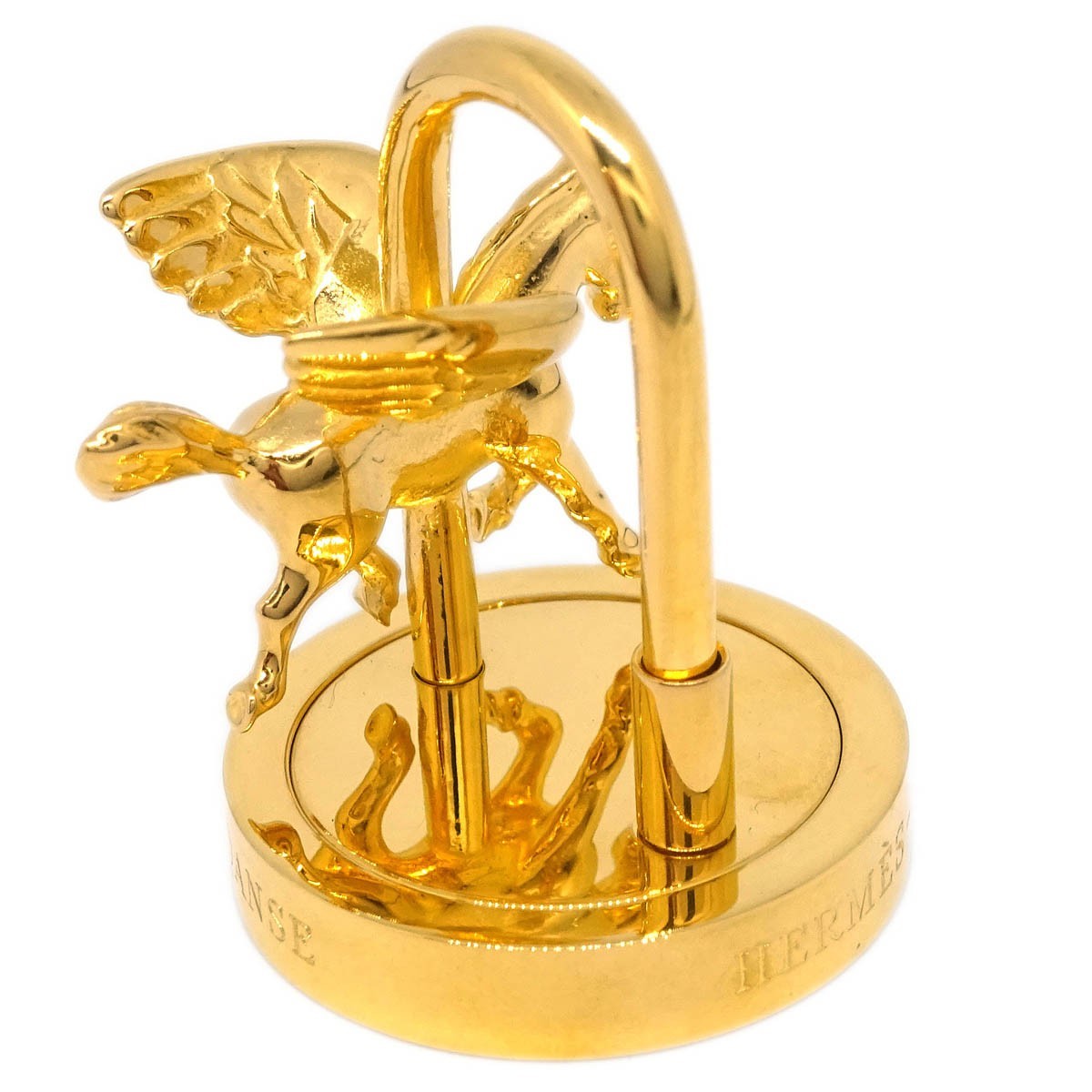 Hermes Pegasus Cadena Lock Charm Metal