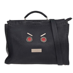 Fendi Faces Selleria Peekaboo Bag Leather