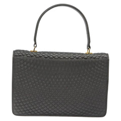 Bally Vintage Handbag Quilted Leather