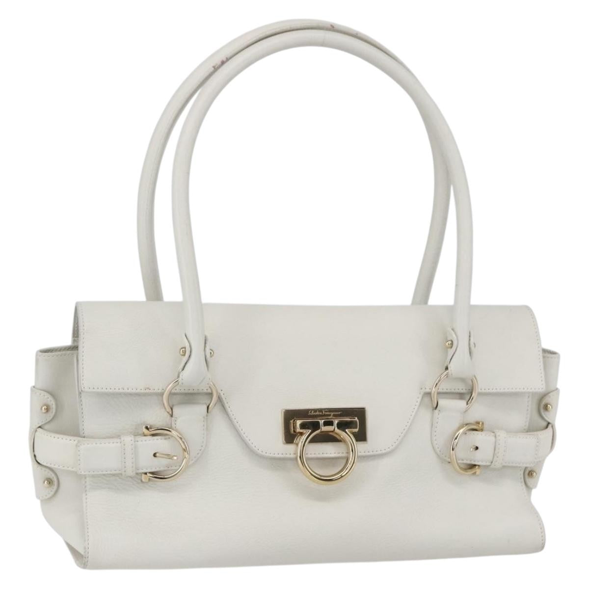 Salvatore Ferragamo Gina Satchel Leather