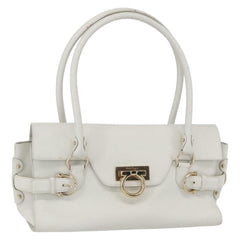 Salvatore Ferragamo Gina Satchel Leather