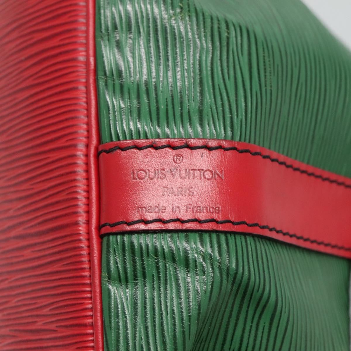 Louis Vuitton Petit Noe Handbag Two Tone Epi Leather