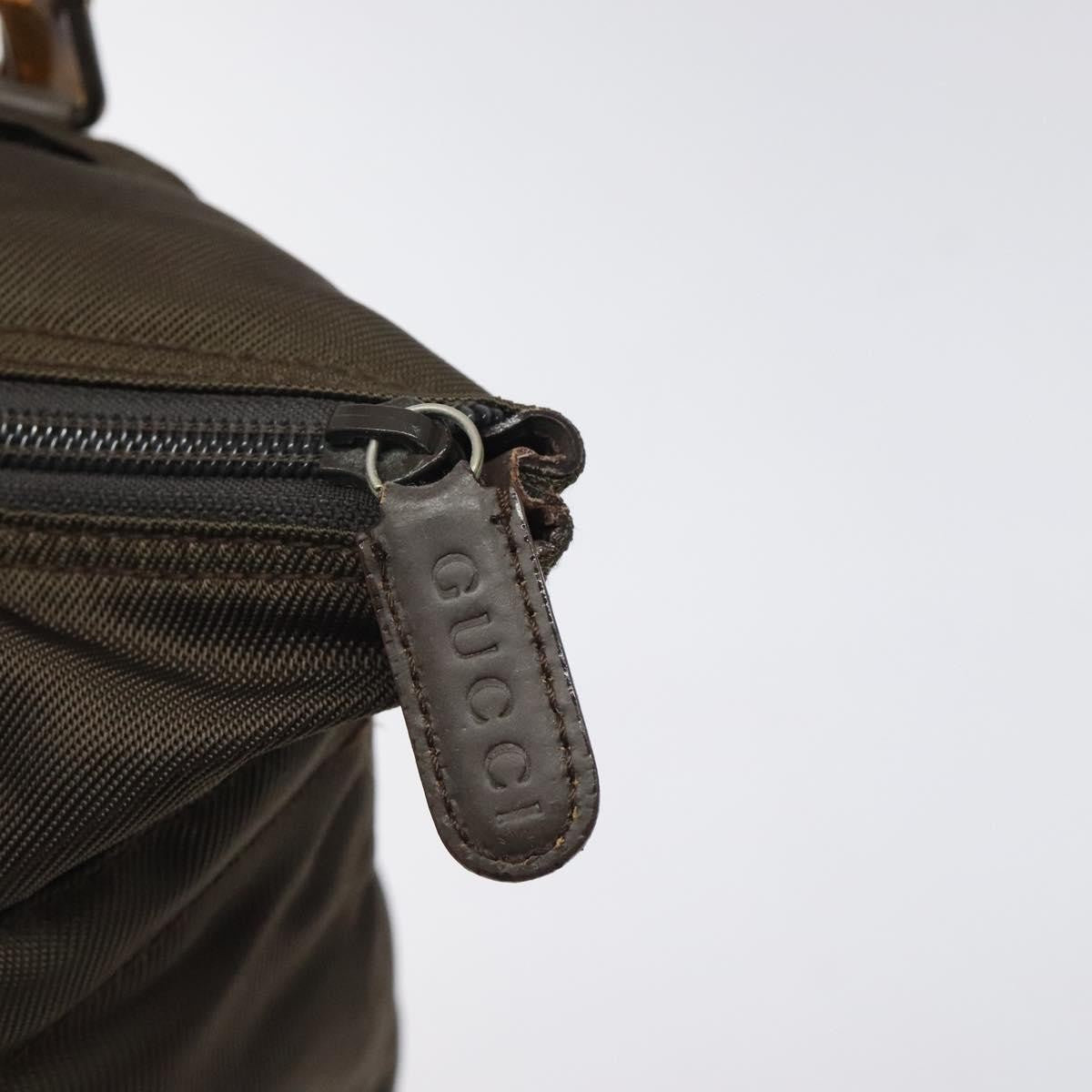 Gucci Vintage Bamboo Handle Tote Nylon