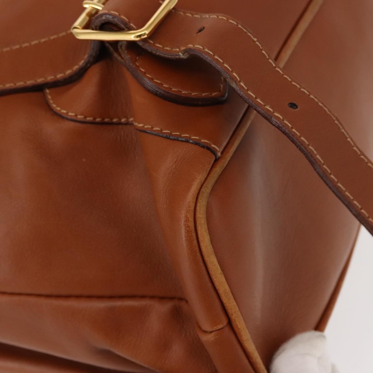 Gucci Vintage Bamboo Backpack Leather