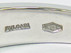 Bvlgari B.Zero1 Element Dangle Charm Ring 18K White Gold with Diamond